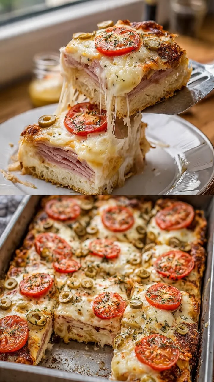 Heerlijke gebakken mozzarella ovenschotel met krokante bovenkant en gesmolten kaas