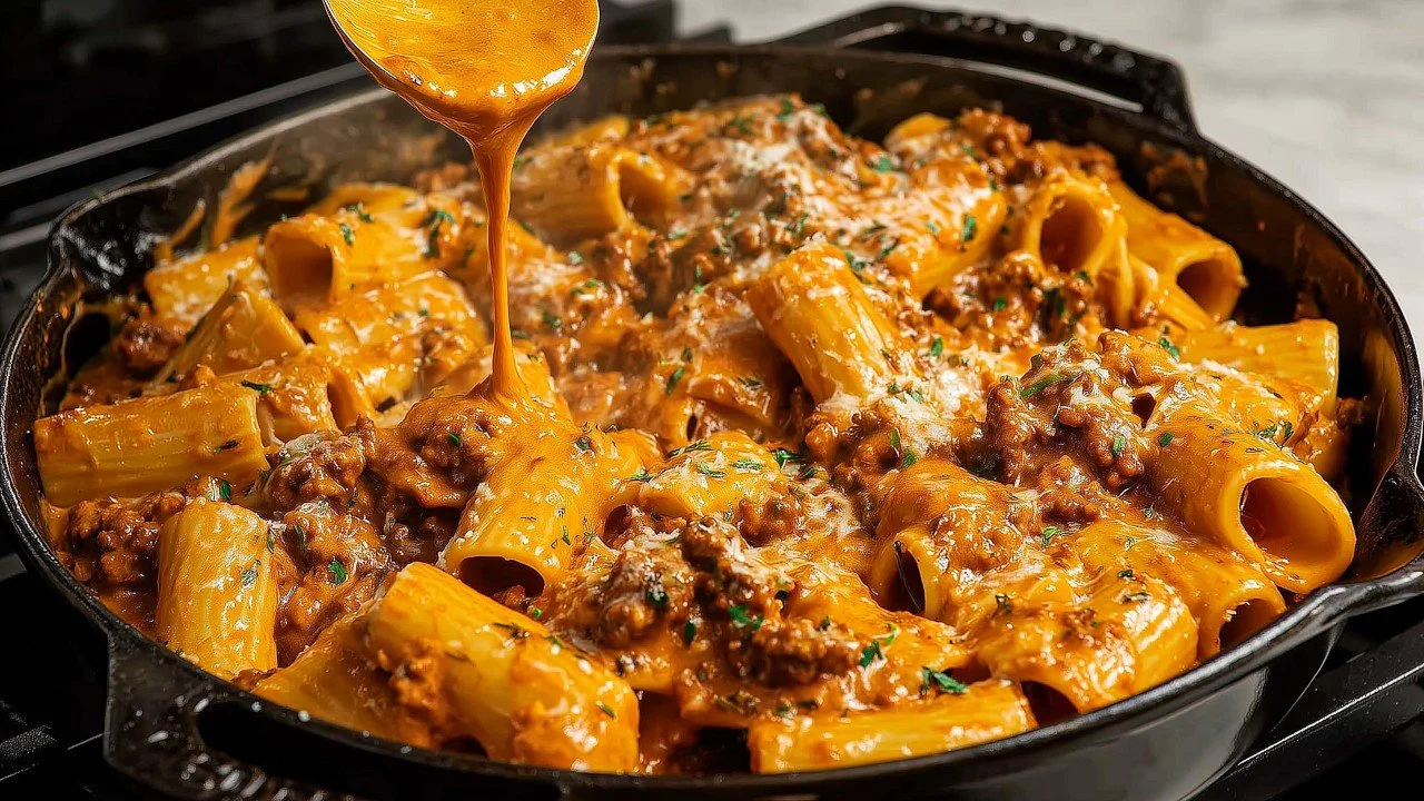 Heerlijke GEHAKT pasta met verse ingrediënten en kruiden