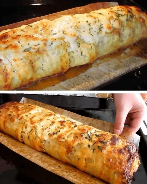 Kaasbroodje met gehakt, een smakelijke snack voor elk moment.