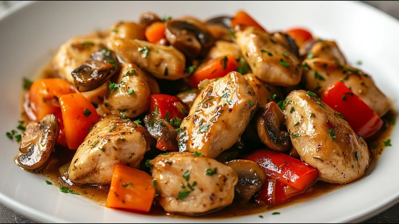 Kip met romige saus snel klaar en heerlijk recept