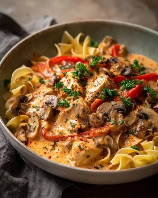 Kip Stroganoff met Paprika recept en bereidingstips