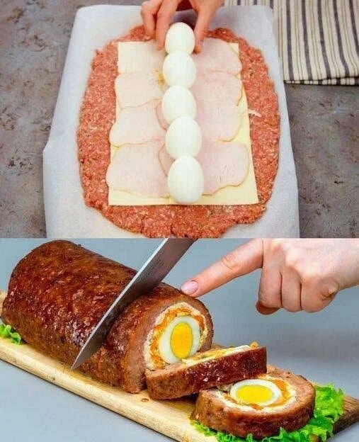 Oma's Gehaktbrood vers uit de oven, hartig en smaakvol gerecht.