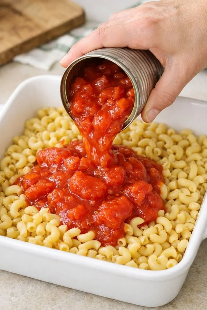Pasta met gestoofde tomaten, een smaakvol en eenvoudig recept.