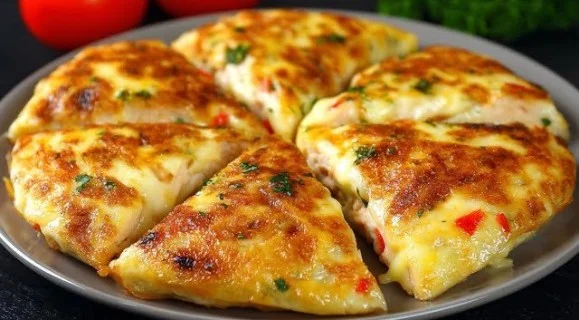 Een sappige tortilla met kleurrijke ingrediënten, snel en eenvoudig te bereiden.