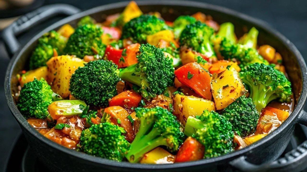 Gesunde maaltijd met broccoli groentenmix voor een snelle en voedzame optie