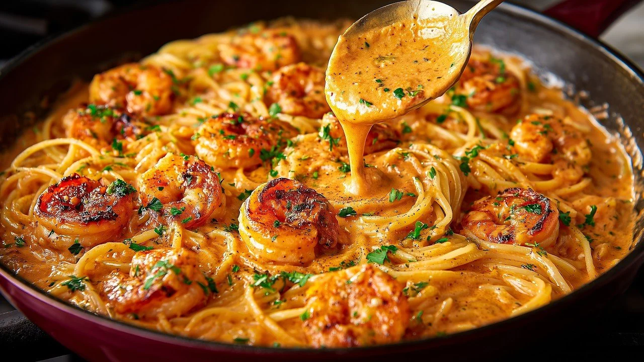 Romige garnalenpasta recept voor een snel doordeweeks diner