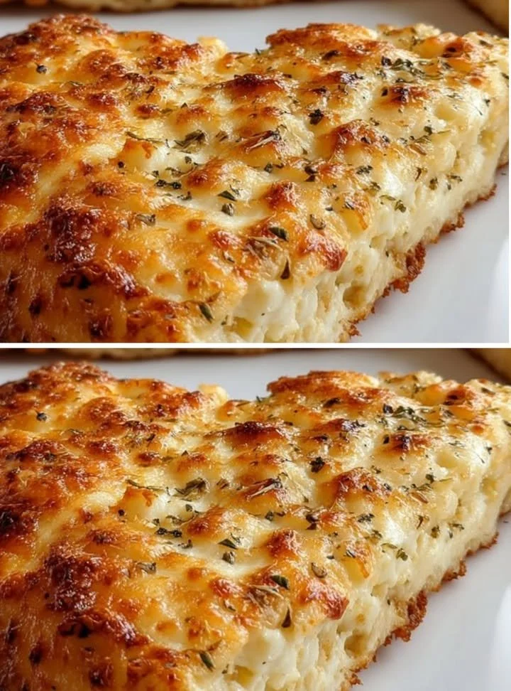 Túrós pizza friss hozzávalókkal és ízletes feltéttel