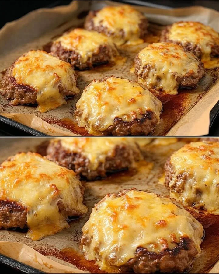 Cheesy vleesburgers met tuinfris salade, perfect gebakken en smaakvol