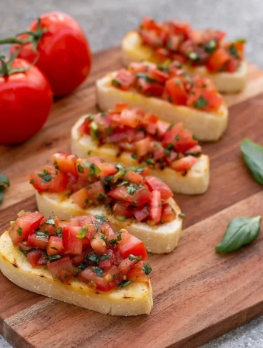 Smaakvolle bruschetta met tomaat en verse ingrediënten