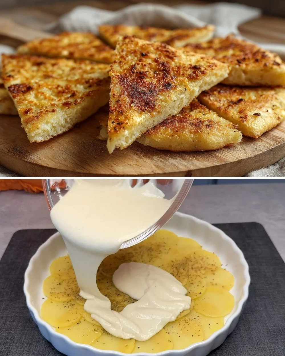 Heerlijke aardappelgratin uit de oven met kaas en kruiden