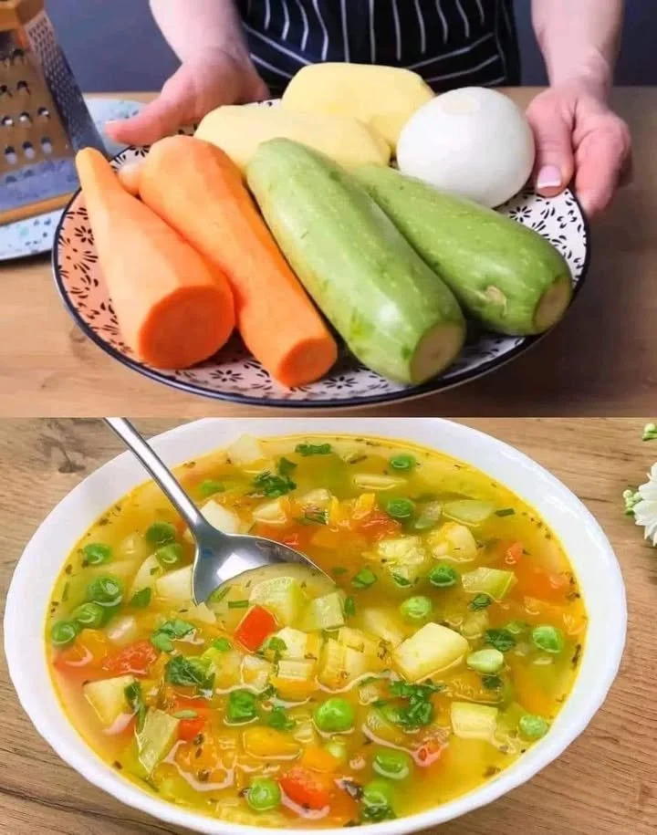 Gezonde groentesoep, snel te bereiden, vol smaak en voedzame ingrediënten