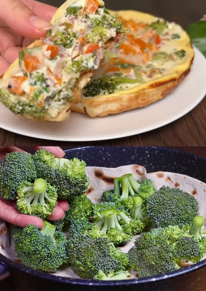 Italiaanse broccoli-kaas ovenschotel uit de oven met groenten en kaas