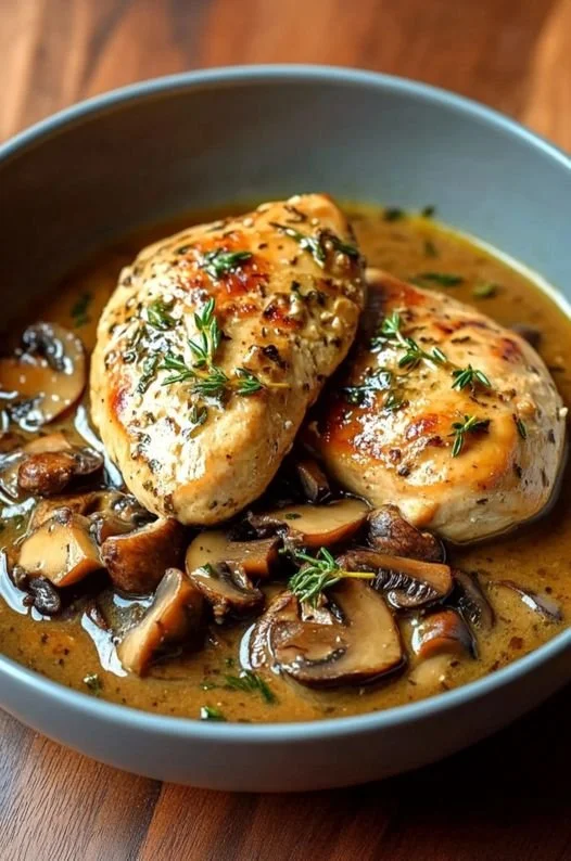 Kip Champignons met Porto recept - een smakelijk gerecht