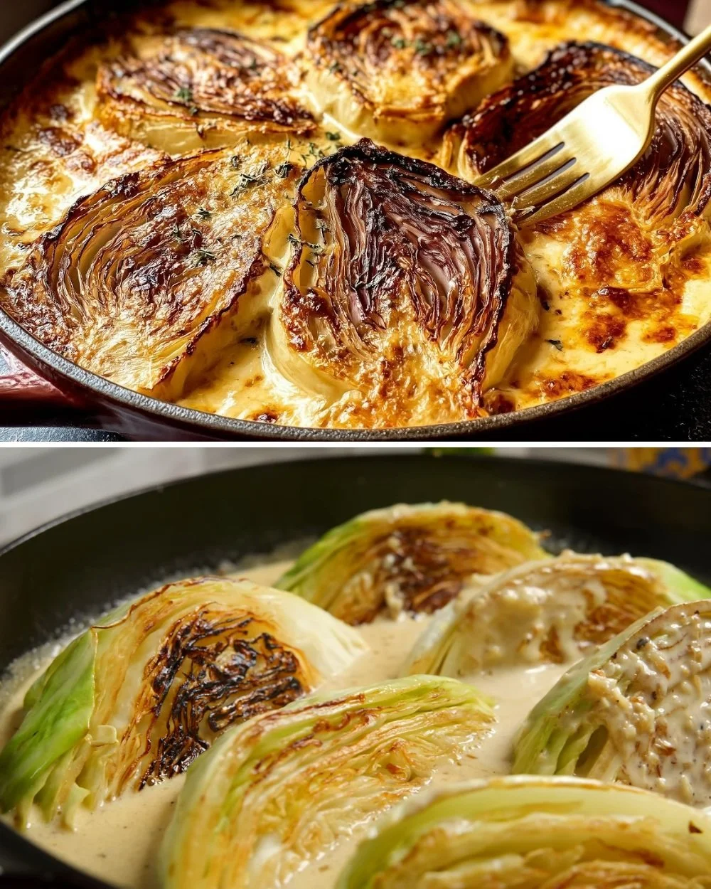 Recept voor kool met saus en kaas, een simpel en smaakvol gerecht