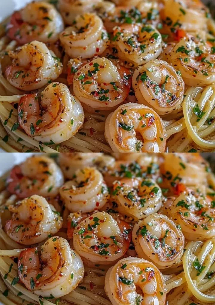 Legendarische garnalenscampi in Red Lobster-stijl, smaakvol en aantrekkelijk gerecht.