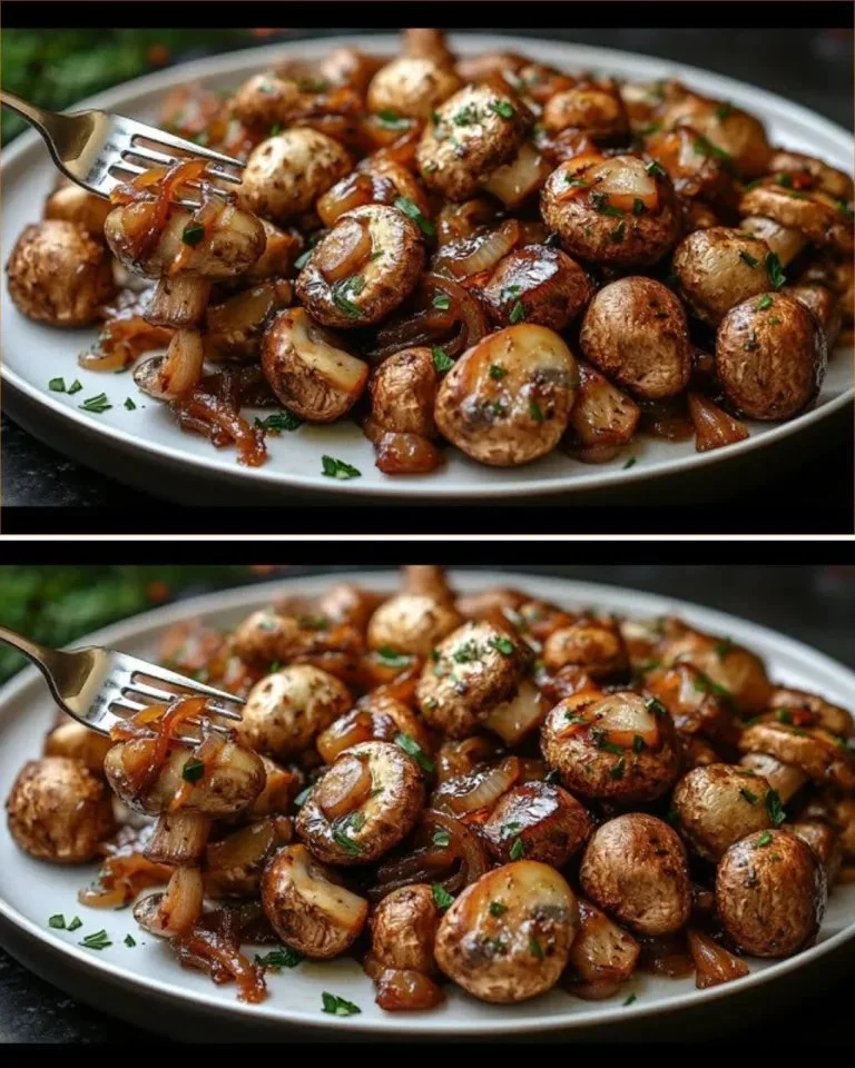 Snelle knoflookige champignons recept met knoflook en kruiden