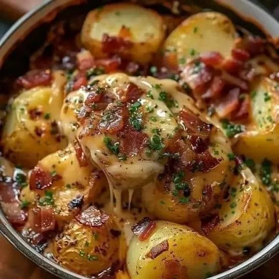 Heerlijke romige aardappelschotel voor een gezellige avond met vrienden.