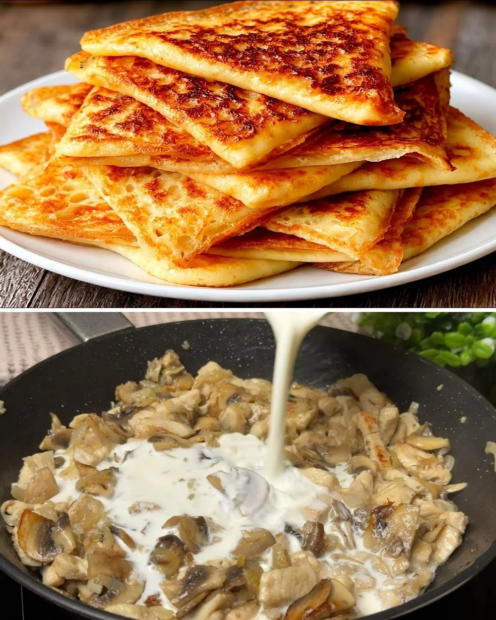 Zelfgemaakte aardappelpannenkoeken op een bord met kruiden