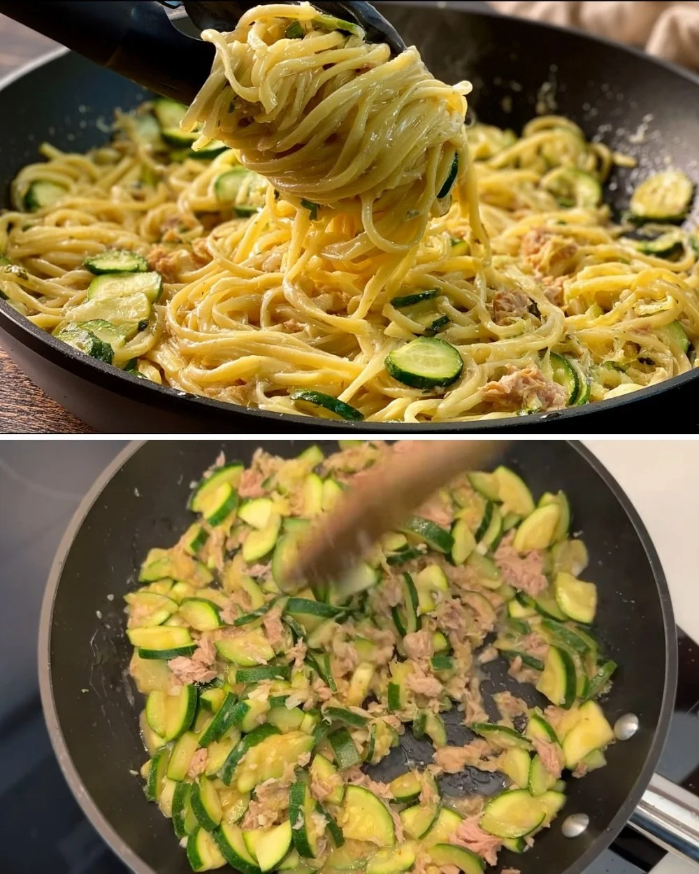 Zelfgemaakte tonijnpasta met verse ingrediënten