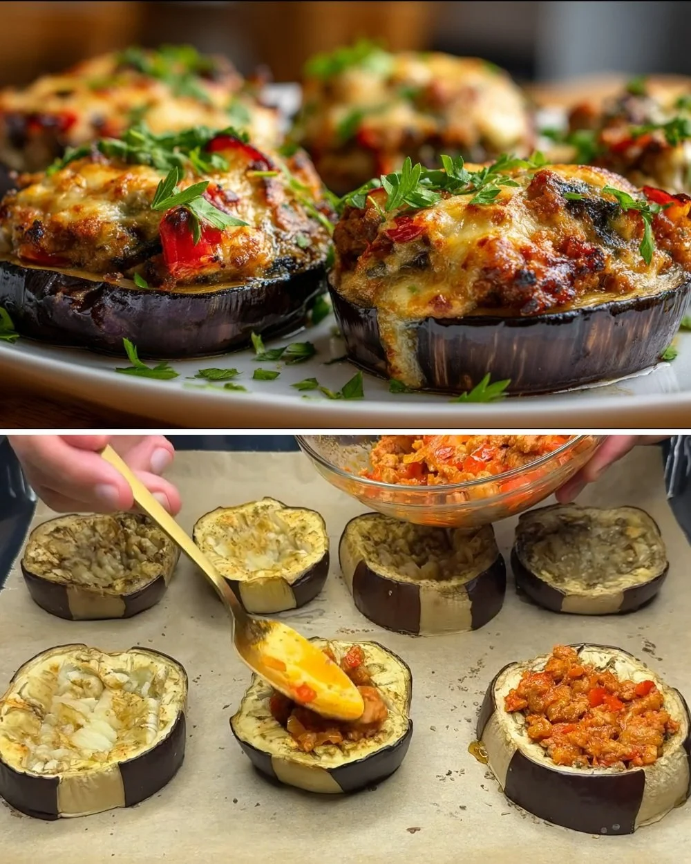 Een selectie van spectaculaire aubergines voor creatieve recepten.