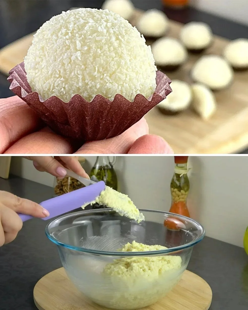 Eenvoudige no-bake lekkernijen, dolcetti zonder bakken