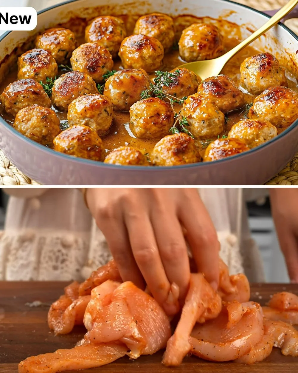 Heerlijke gehaktballen geserveerd met een smaakvolle saus