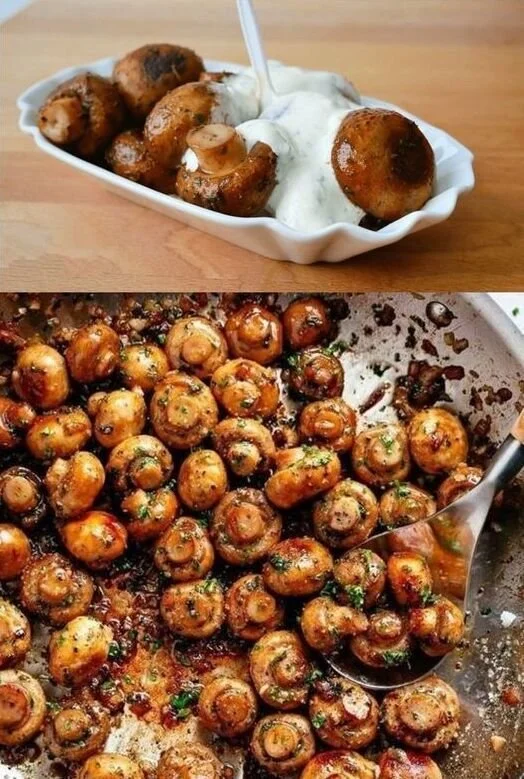 Snel knoflookchampignons bijgerecht recept met smaakvolle ingrediënten.