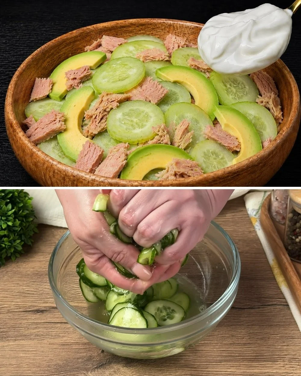 Eenvoudige 5-minuten salade met verse ingrediënten voor een snelle maaltijd.