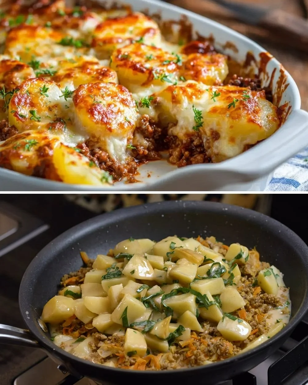 Snelle gehakt en aardappel recept, eenvoudig en heerlijk voor elke maaltijd.
