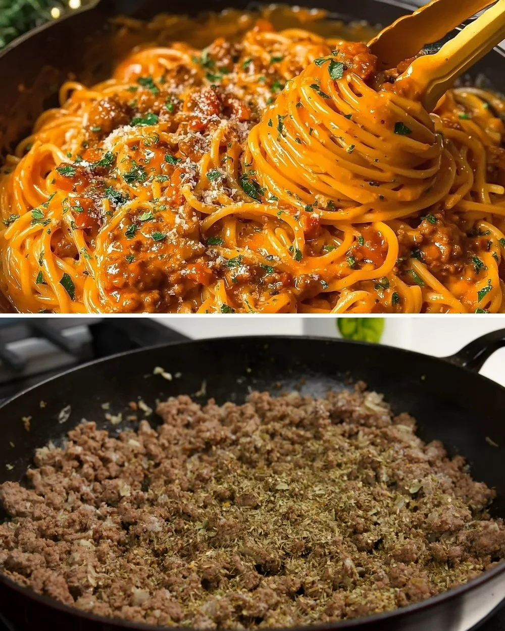 Romige pasta gerecht met verse ingrediënten en smaakvolle saus.