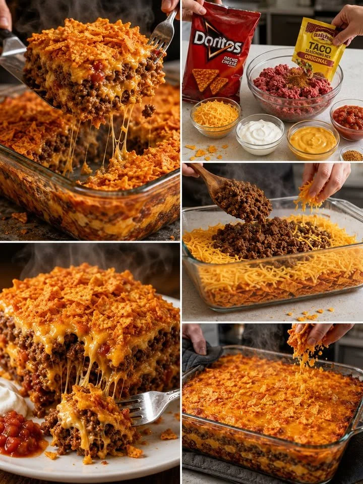 Doritos Taco Ovenschotel recept voor gezinnen met smakelijke ingrediënten