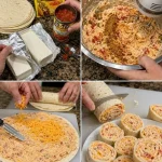 Roomkaas Taco Pinwheels recept - makkelijke snacks voor elke gelegenheid