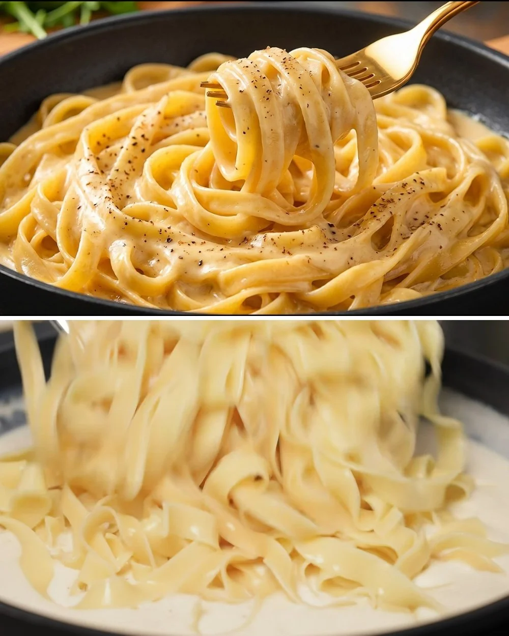 Romige witte saus pasta, makkelijk en lekker recept voor een heerlijke maaltijd.