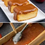 Heerlijke appelcake met caramel en veel appels, perfect voor elke gelegenheid.