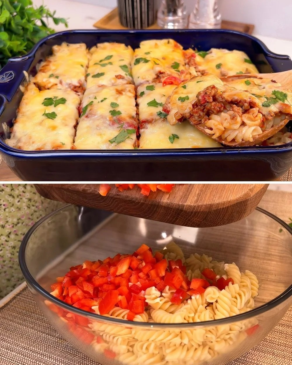 Heerlijke ovenschotel met pasta, perfect recept voor het weekend.