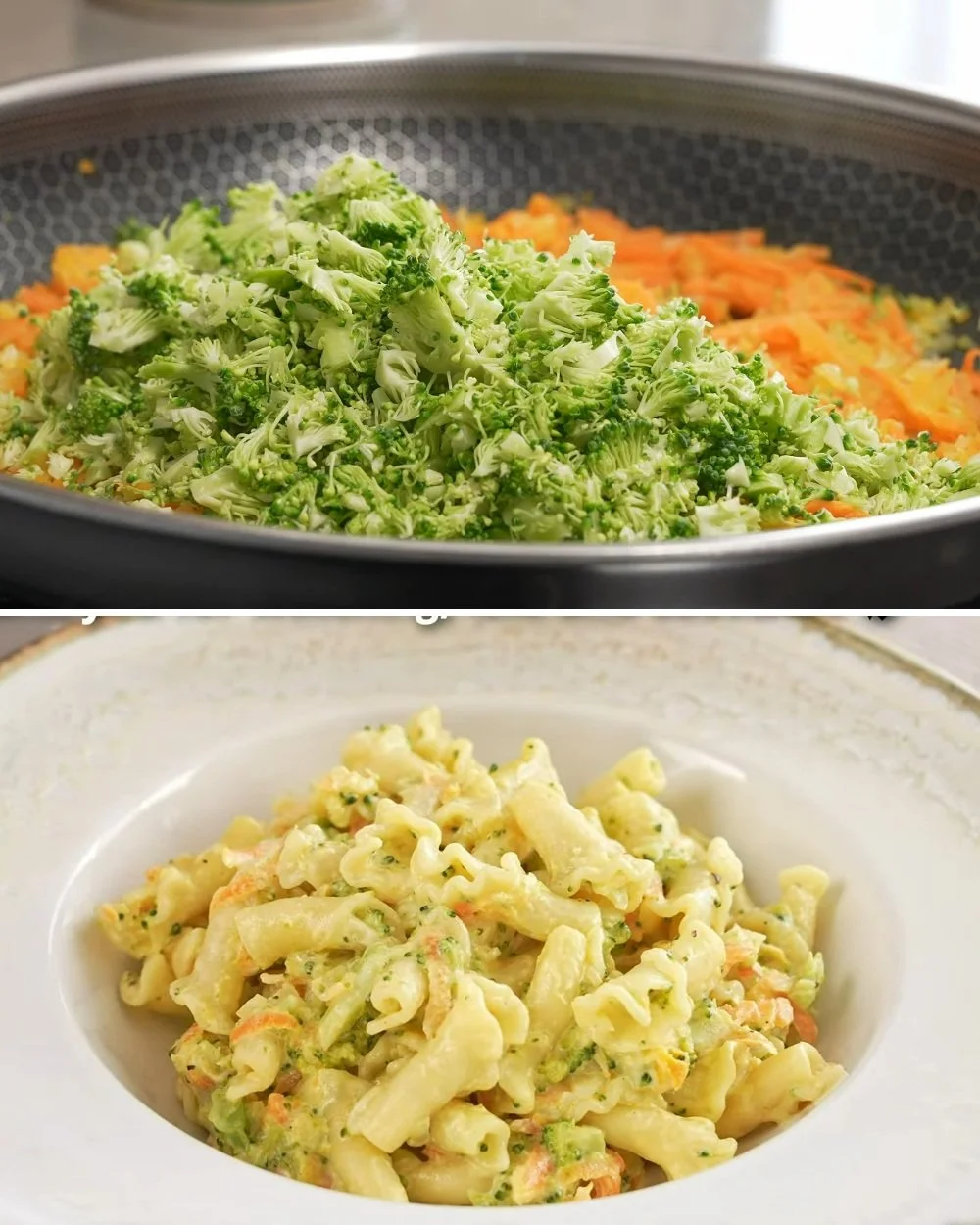 Een kom snelle pasta met broccoli, een heerlijk en gezond recept.