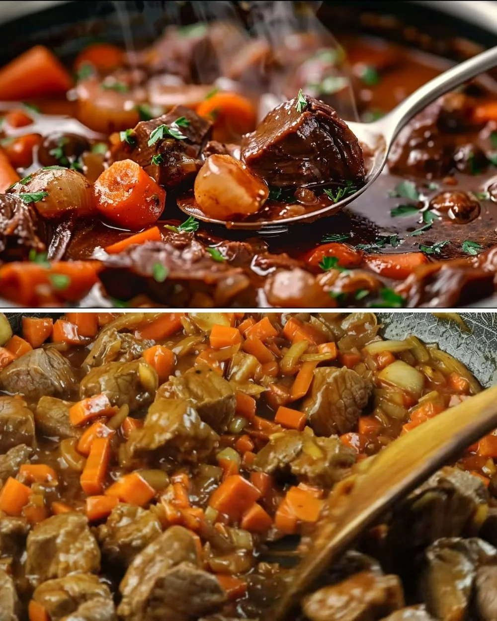 Heerlijk bereid rundvlees gerecht op een bord