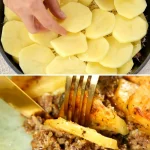 Heerlijk gerecht met gehakt en aardappelen, ideaal voor een weekendmaaltijd.