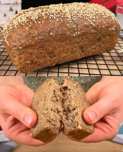 Linsen-Saatenbrot aus kraftvollen Zutaten, ideal für gesunde Ernährung