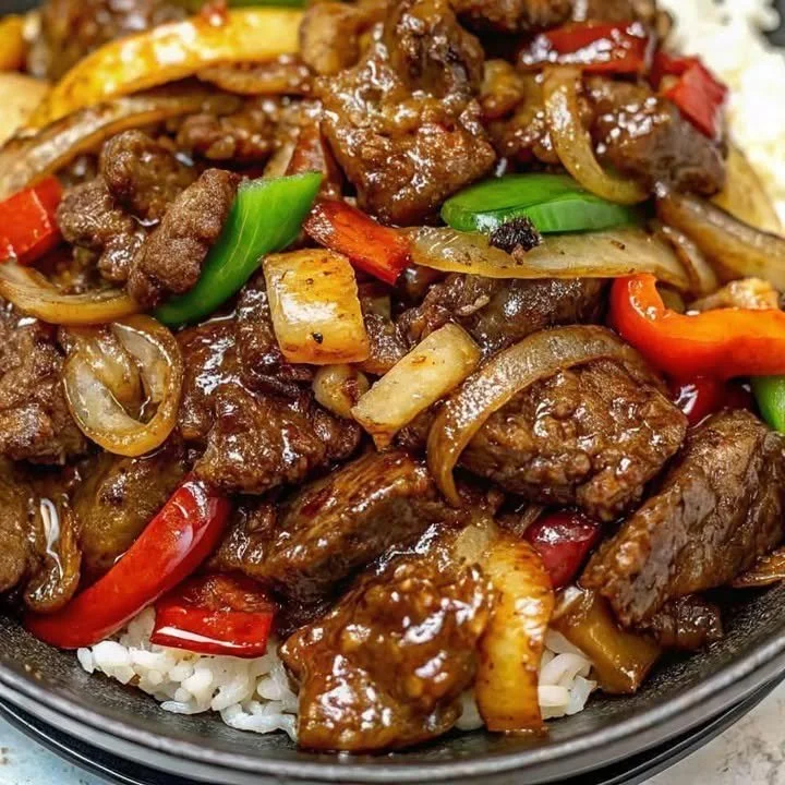 Heerlijke pepersteak met rijst, snel en pittig bereid