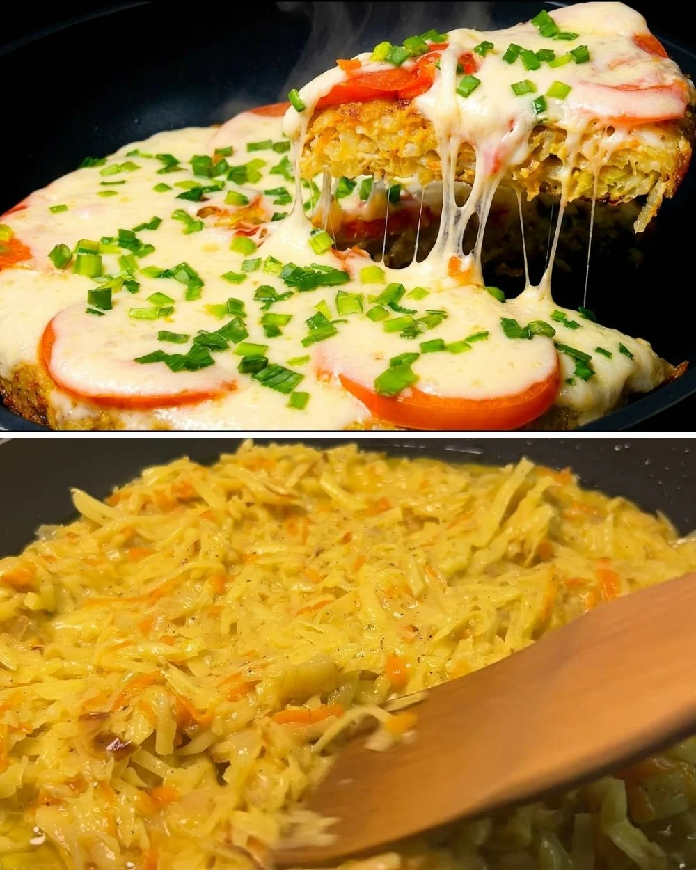 Aardappelen gerecht maken met geraspte aardappelen voor een smakelijke maaltijd.