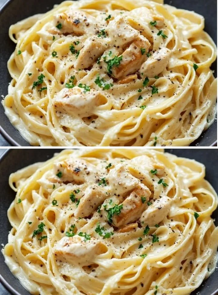 Romige pasta met prei, spek en Boursin voor een heerlijk gezinsgerecht