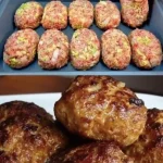 Heerlijke geheime gehaktballetjes uit de oven voor een smakelijk weeknight diner.